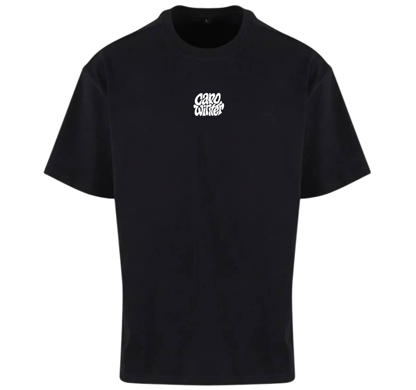 Caro Winter Oversized T-Shirt – Black & White Edition