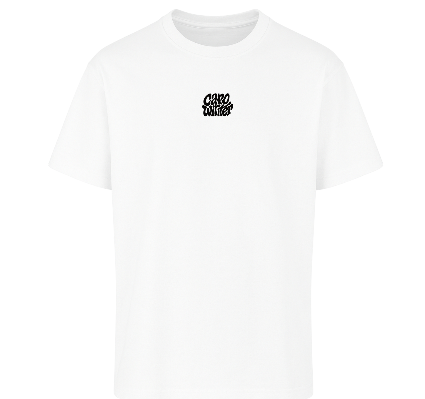 Caro Winter Oversized T-Shirt – Black & White Edition
