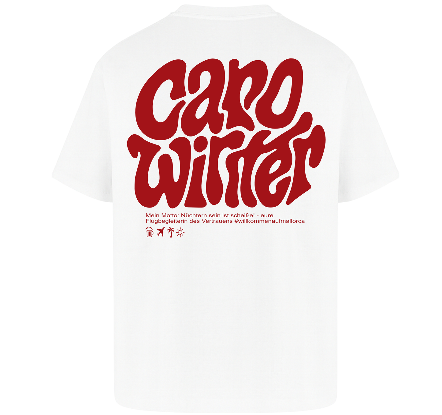 Caro Winter Oversized T-Shirt – Color Basic Kollektion