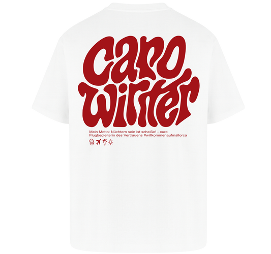 Caro Winter Oversized T-Shirt – Color Basic Kollektion