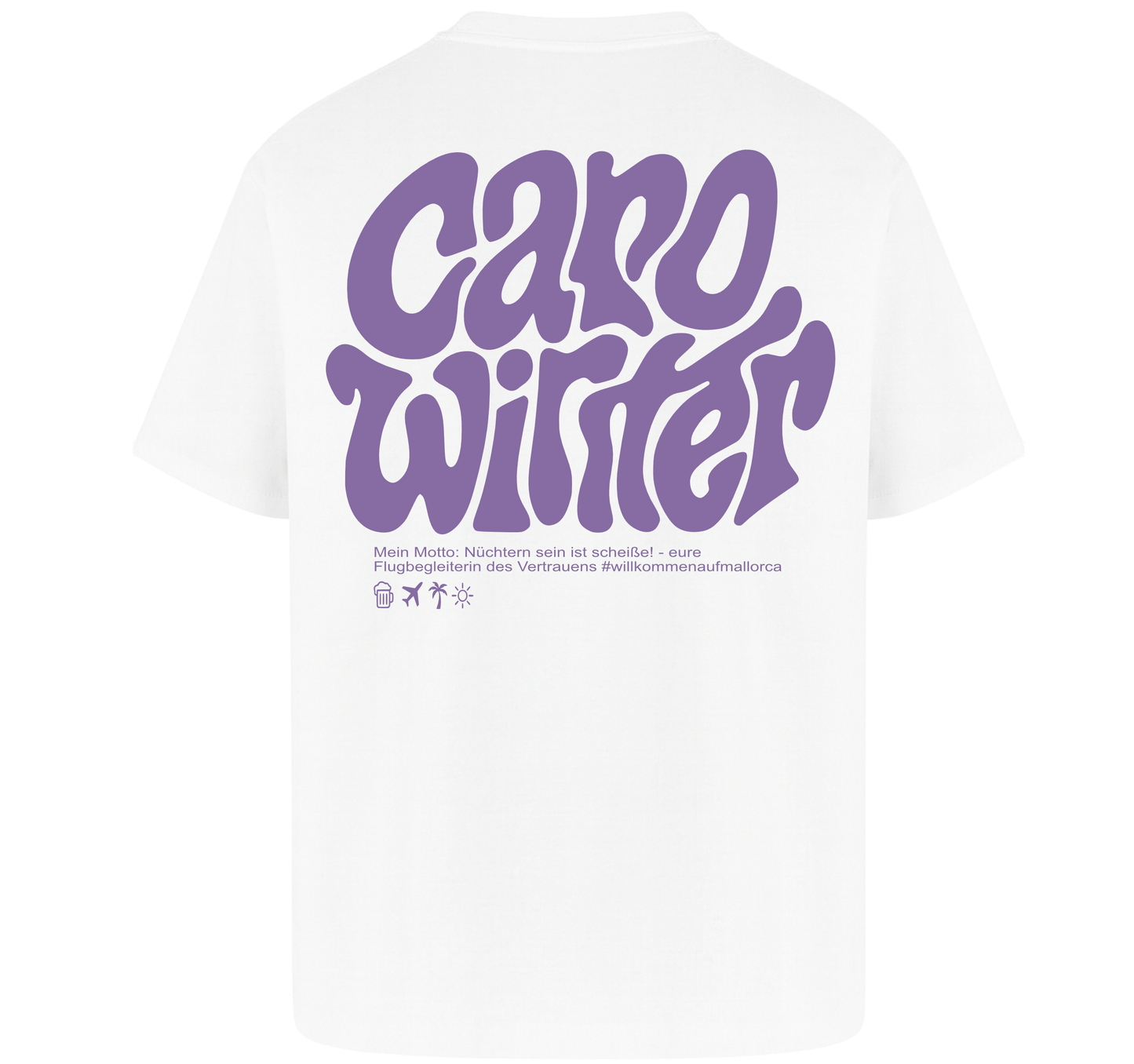 Caro Winter Oversized T-Shirt – Color Basic Kollektion