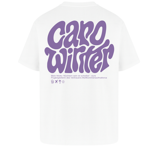 Caro Winter Oversized T-Shirt – Color Basic Kollektion