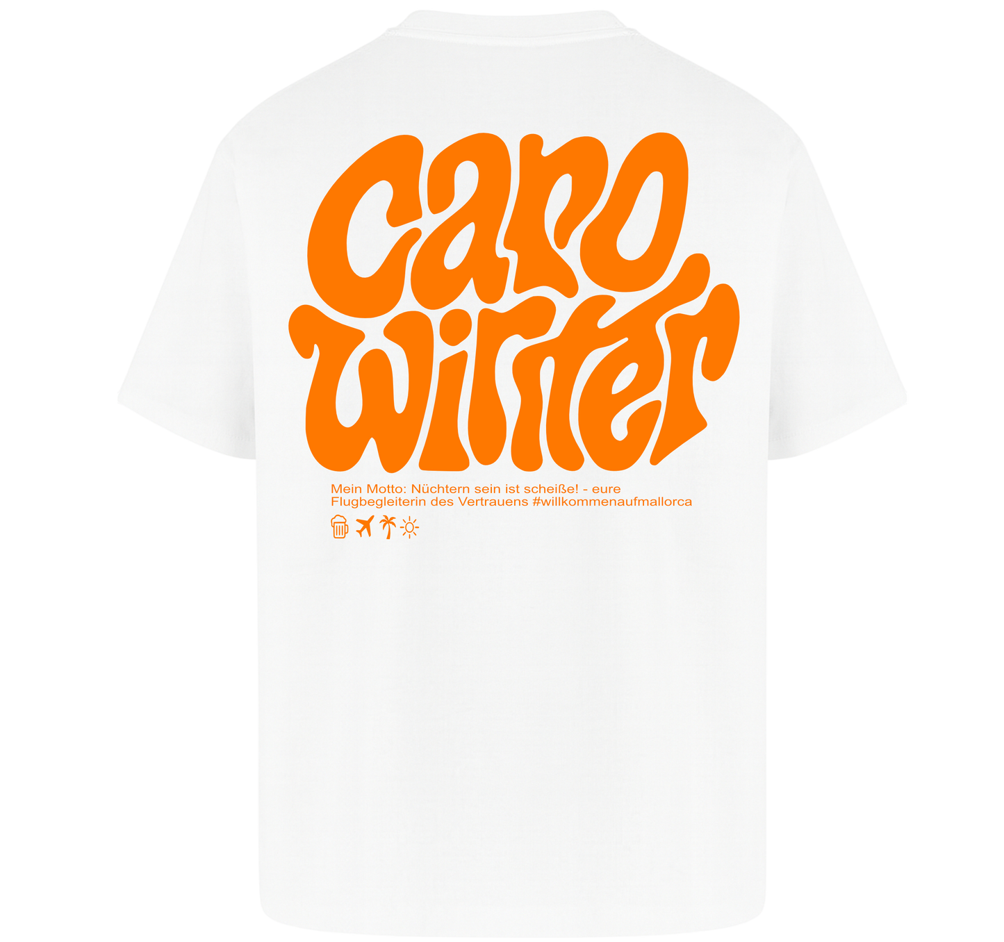 Caro Winter Oversized T-Shirt – Color Basic Kollektion