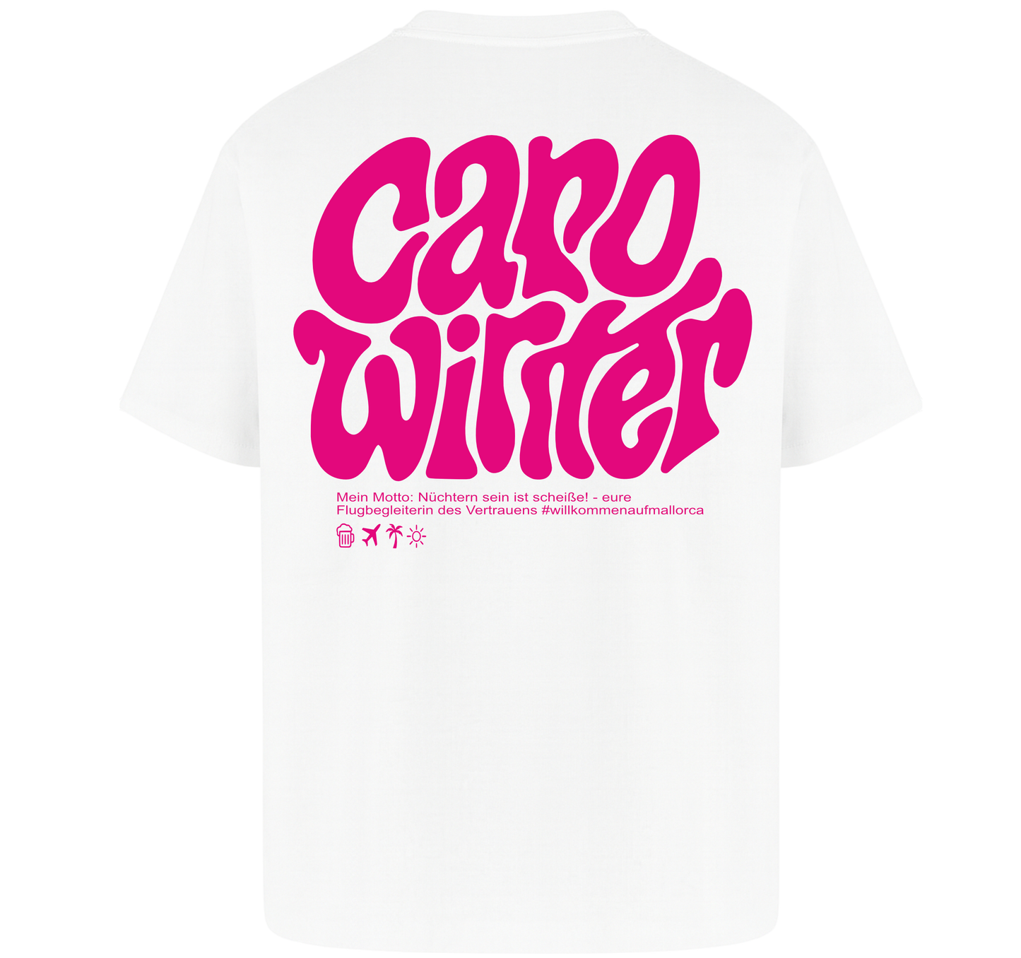 Caro Winter Oversized T-Shirt – Color Basic Kollektion